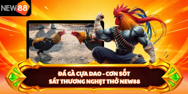 Đá Gà Cựa Dao - Cơn Sốt Sát Thương Nghẹt Thở NEW88